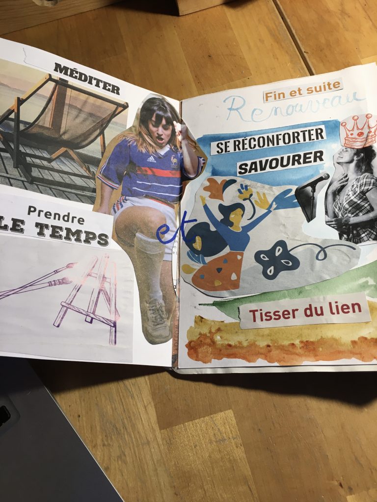 tableau de visualisation avec collage